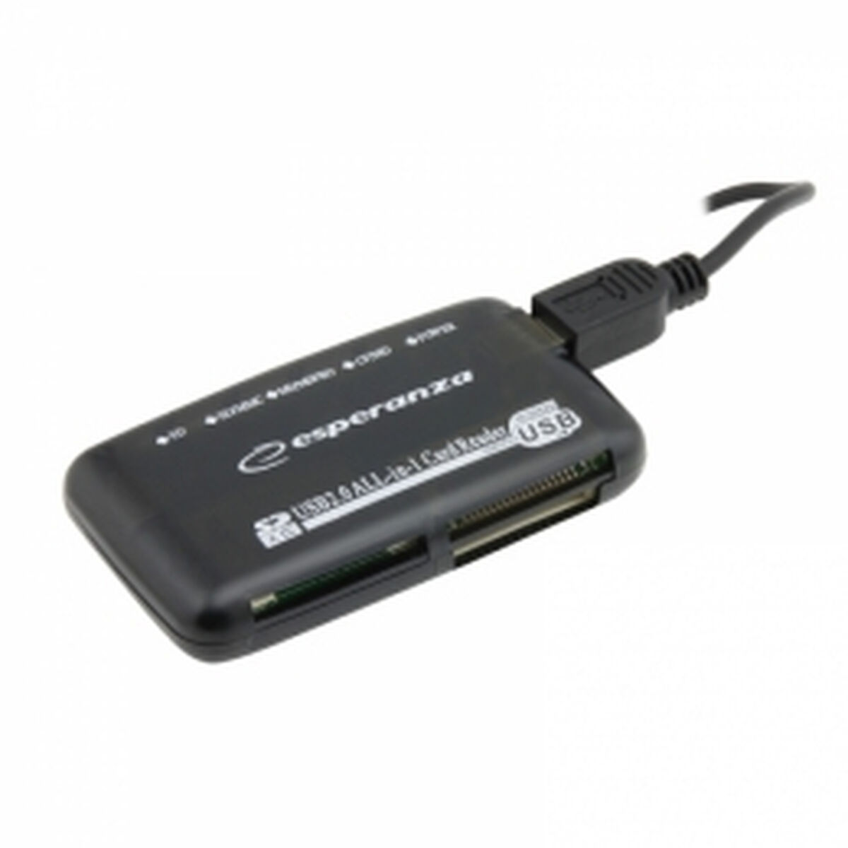 Ekstern Reader Card Esperanza EA117 Sort
